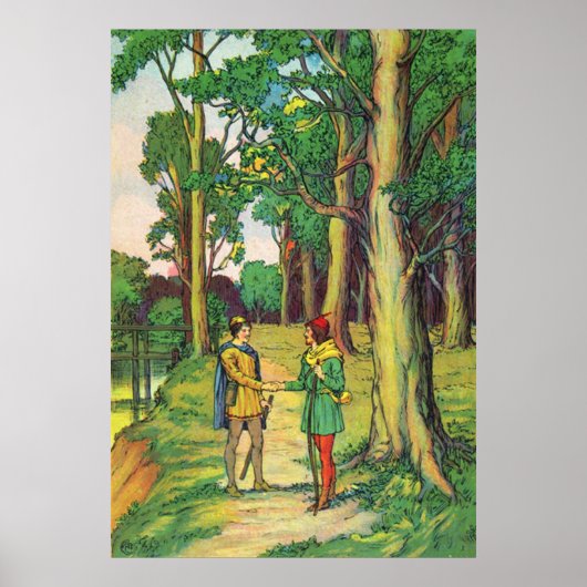 Poster Robin des Bois et Petit Jean  (Devant)