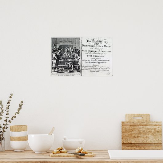 Poster Robin des Bois et sa mère (Cuisine)