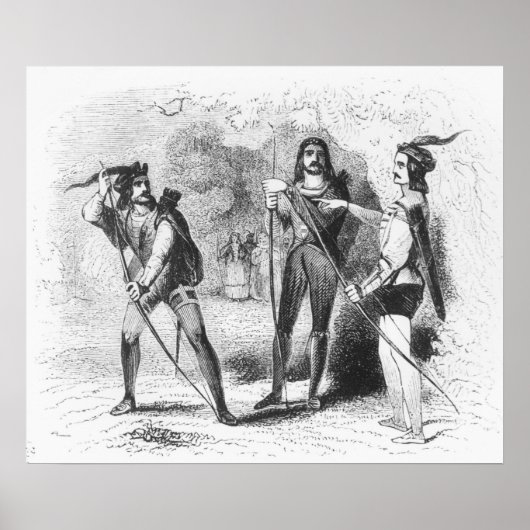 Poster Robin des Bois, Scarlet et John (Devant)