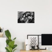 Poster Robin et Batman en Batmobile (Bureau à domicile)