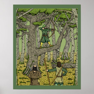 Poster Robin Hood in Sherwood Forest
