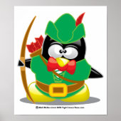 Poster Robin Hood Penguin (Devant)