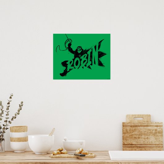 Poster Robin Ink Nom de la brosse (Cuisine)