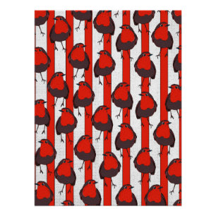 Poster Robin Motif