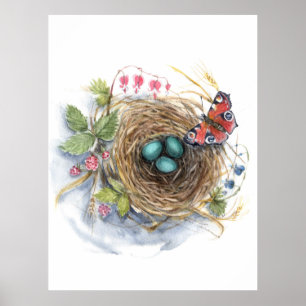Poster Robin Nest