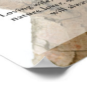 Poster Robin Observateur d'oiseaux, Célébration de la vie (Coin)