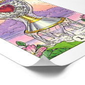 Poster Robin Tarot en bois - As des tasses (Coin)