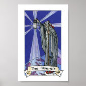 Poster Robin Wood Tarot - Major 09 The Hermit (Devant)