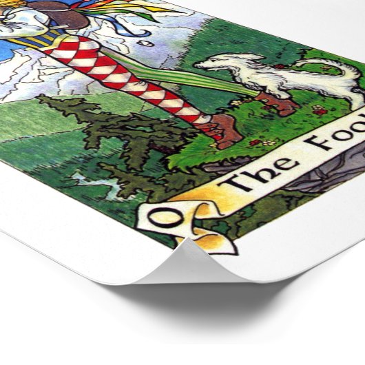 Poster Robin Wood Tarot - Major 0 - L'idiot (Coin)