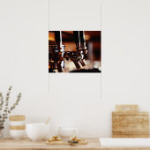 Poster Robinets de bière (Cuisine)