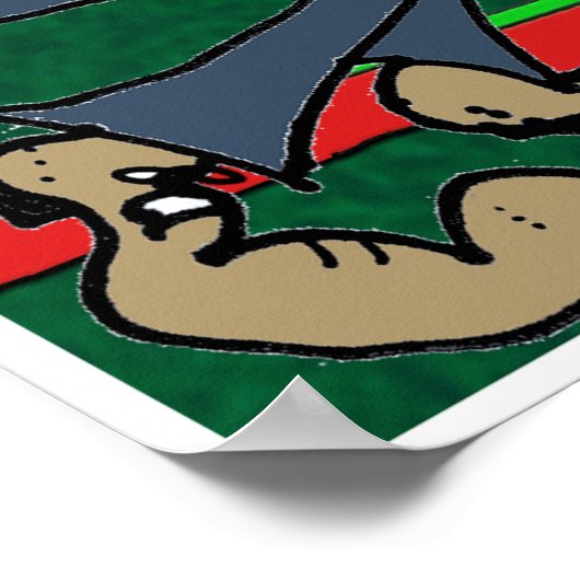 Poster Robinets H2 et O (Coin)