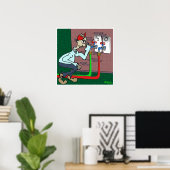 Poster Robinets H2 et O (Bureau à domicile)
