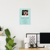 Poster Robin's Egg Blue Wedding Love Story (Bureau à domicile)