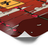 Poster Robin's Twilight Perch (Coin)