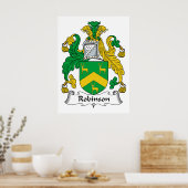 Poster Robinson Family Crest (Cuisine)