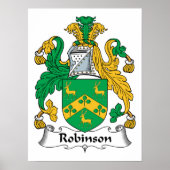 Poster Robinson Family Crest (Devant)
