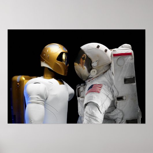 Poster Robonaut 2, un astronaute habile et dextérité (Devant)