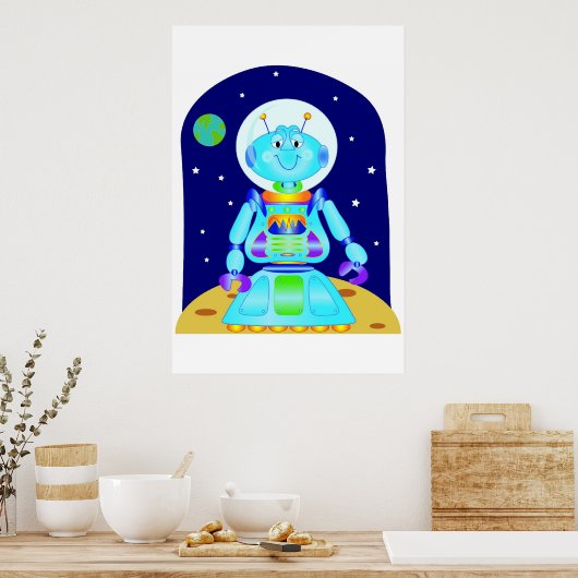 Poster Robot (Cuisine)