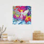 Poster Robot Angélique (Cuisine)