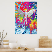 Poster Robot Angélique (Cuisine)