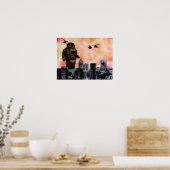 Poster Robot attack (Cuisine)