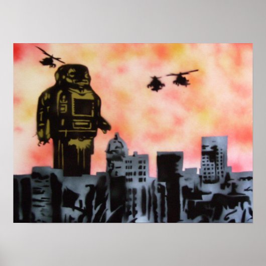 Poster Robot attack (Devant)