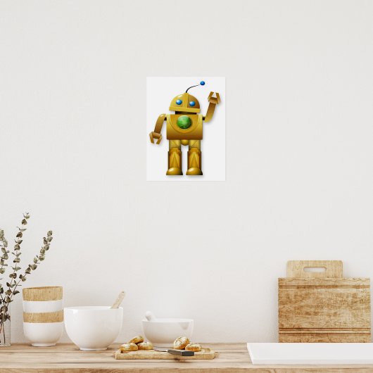 Poster Robot convivial (Cuisine)