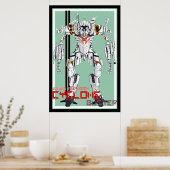 Poster Robot Cyclone Mecha (Cuisine)
