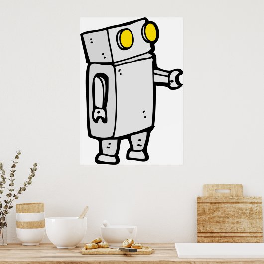 Poster Robot de base (Cuisine)