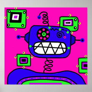 Poster Robot de bruit