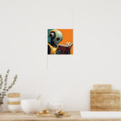 Poster Robot de lecture (Cuisine)