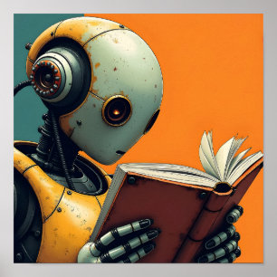 Poster Robot de lecture
