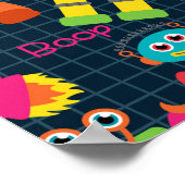 Poster Robot des enfants du Colorful (Coin)