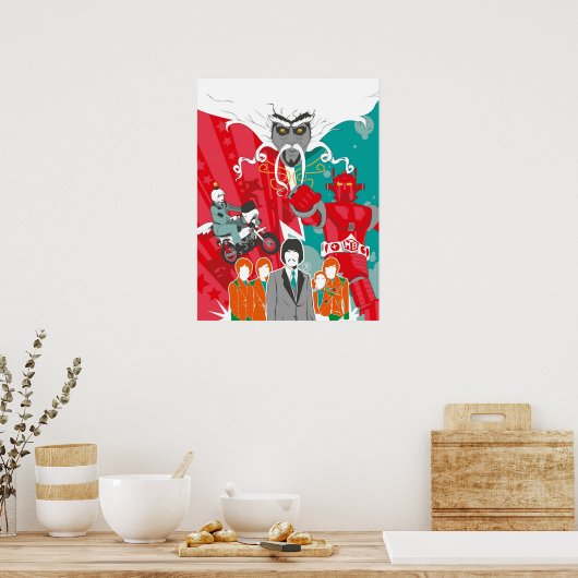 Poster Robot des étoiles (Cuisine)