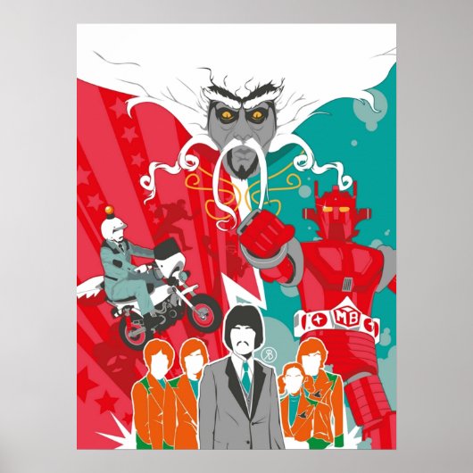 Poster Robot des étoiles (Devant)