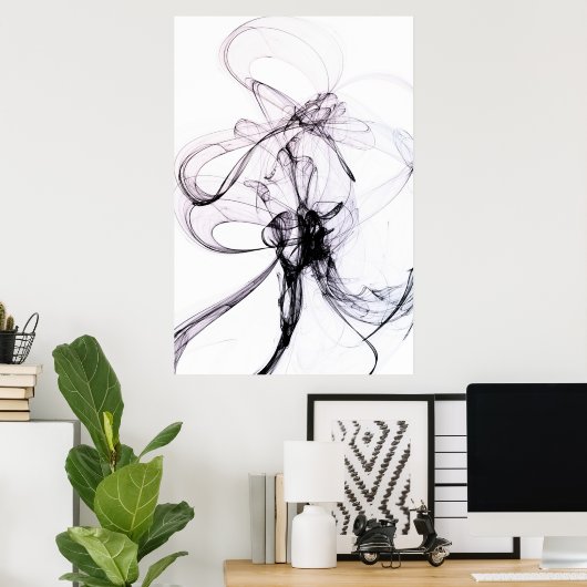 Poster Robot en colère (Bureau à domicile)