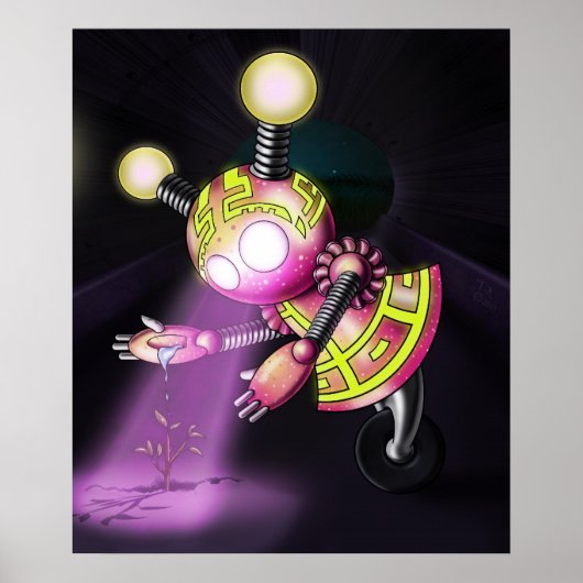 Poster Robot Fille (Devant)