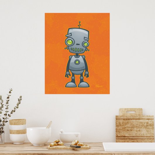Poster Robot idiot (Cuisine)