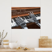Poster Robot jouant au piano (Cuisine)