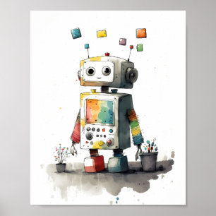 Poster robot mignon
