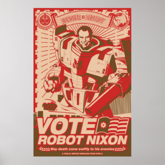 Poster Robot Nixon - All Hail Robot Nixon