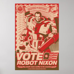 Poster Robot Nixon - tout robot Nixon de grêle