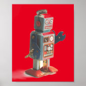 Poster Robot Retro Toy (Devant)