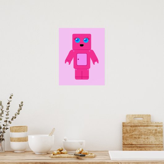 Poster Robot rose (Cuisine)