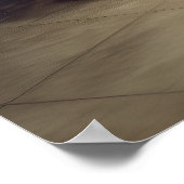 Poster Robot rose jeune fille illustration vintage rétro (Coin)