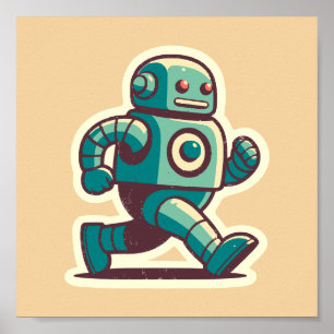Poster Robot Runner