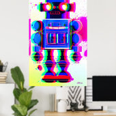 Poster Robot Suspect Number 4 (Bureau à domicile)