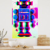 Poster Robot Suspect numéro 4 (Cuisine)