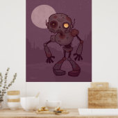 Poster Robot Zombie Rusty (Cuisine)