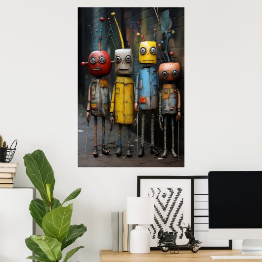 Poster Robotique (Bureau à domicile)